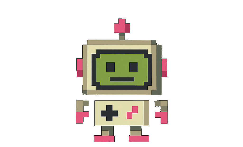 PXLSprite Labs robot mascot