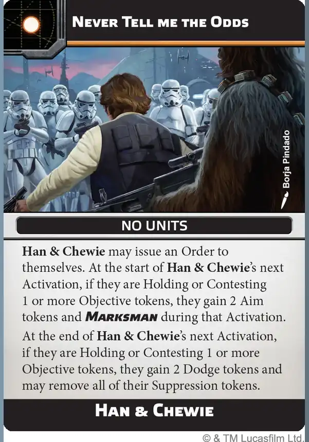 Never Tell me the Odds